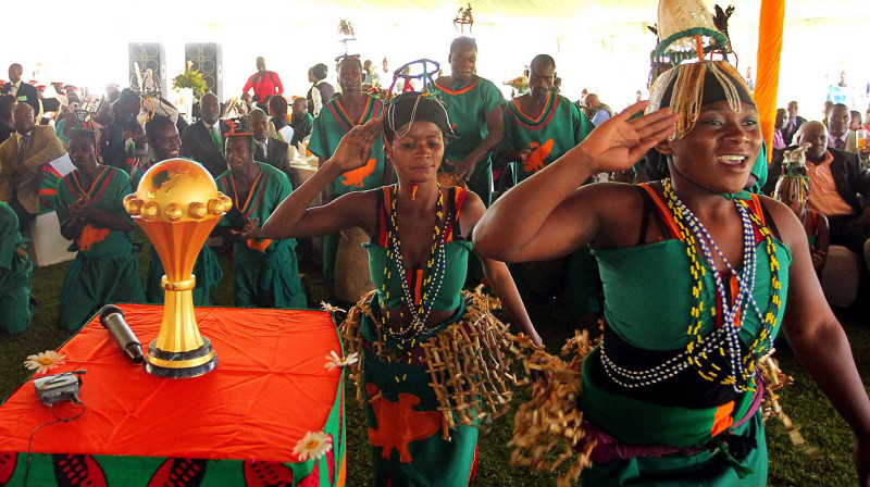 Zambijas futbolisti sagaidīšana
Foto: AFP