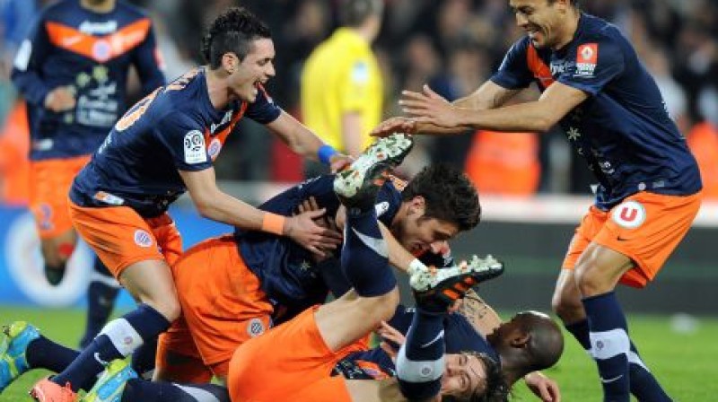 "Montpellier" sveic Olivjē Žirū
Foto: AFP/Scanpix