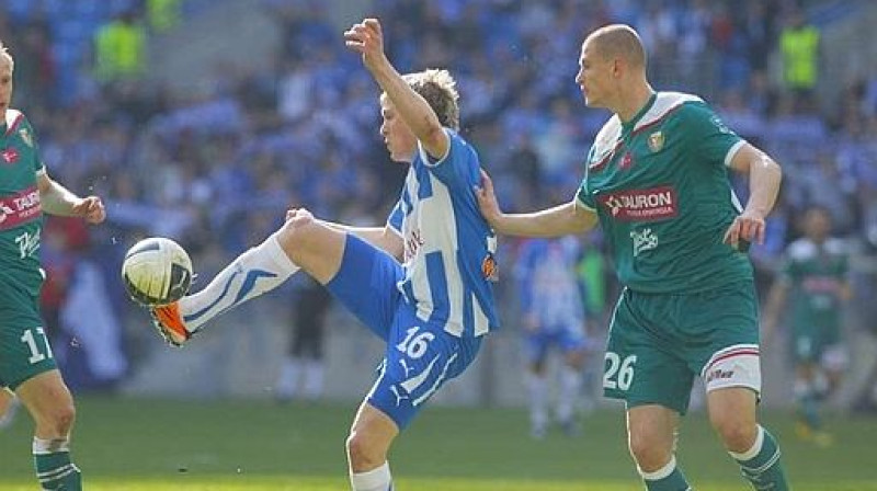 Artjoms Rudņevs (pa kreisi)
Foto: ekstraklasa.net