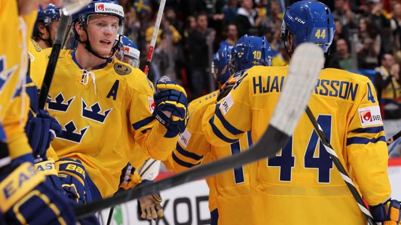 Zviedrijas izlases hokejisti
Foto: Andre Ringuette/HHOF-IIHF Images