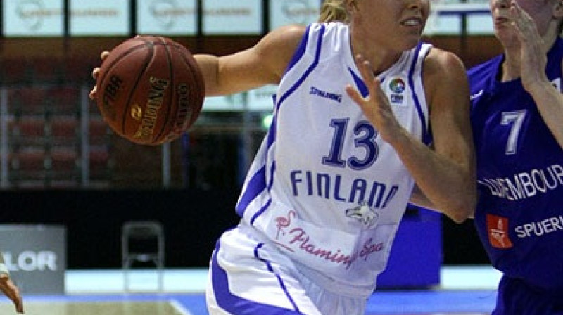 Somijas spēka uzbrucēja Tīna Stena (Tiina Sten)
Foto: Francois Perthuis/FIBA Europe