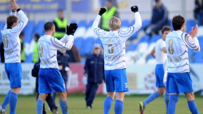 Daugavpils "Daugavas" futbolisti
Foto: Romāns Kokšarovs, Sporta Avīze, f64