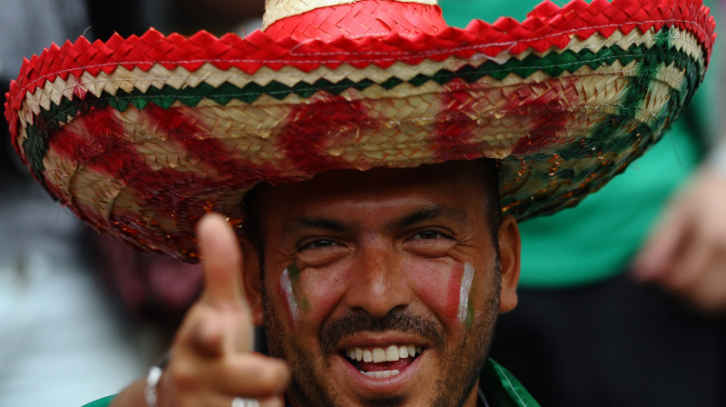 Meksikas izlases atbalstītājs
Foto: AP/Scanpix