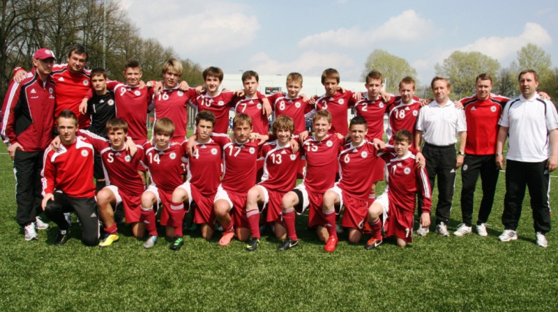 Latvijas U-16 futbola izlase
Foto: LFF