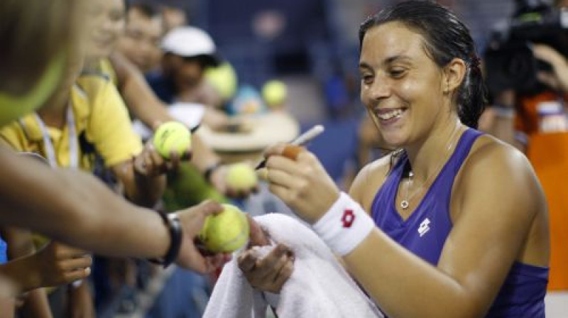 Marionai Bartoli iemesls smaidīt
Foto: Reuters/Scanpix