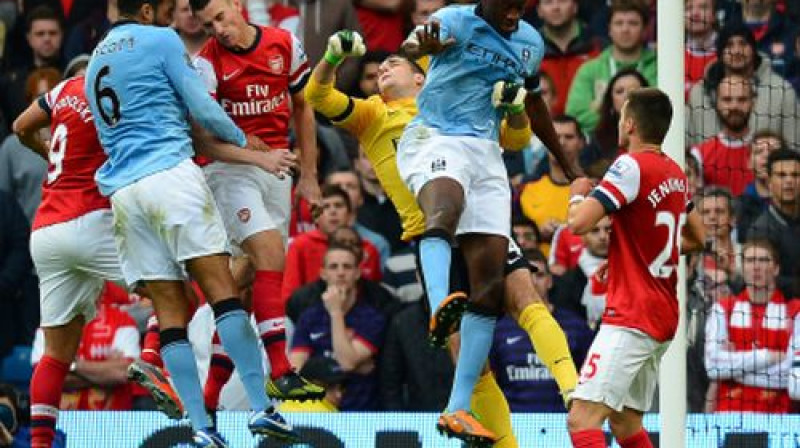 Džoleons Leskots gūst vārtus pret "Arsenal"
Foto: AFP Scanpix