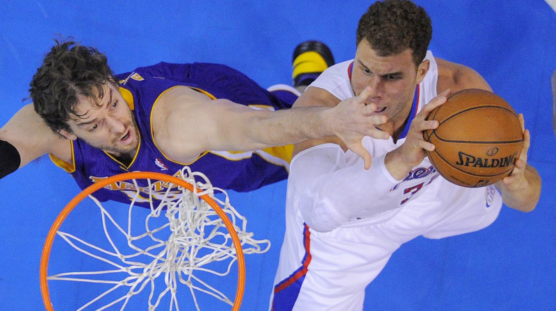 Pau Gazols un Bleiks Grifins
Foto: AP/Scanpix