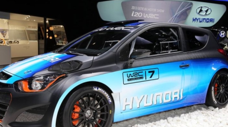 "Hyundai i20 WRC" prezentēts Ženēvā
Foto: Hyundai