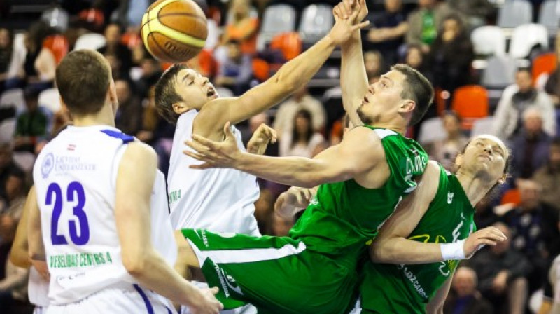 Latvijas Universitāte - BK Valmiera: Aldaris LBL ceturtdaļfinālu lielā intriga otro sezonu pēc kārtas. 
Foto: BK Valmiera