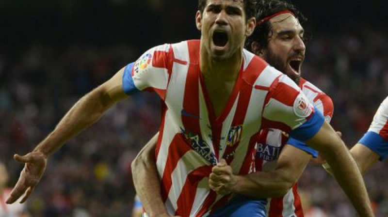 "Atletico" pirmo vārtu autors Djēgu Košta
Foto: AFP/Scanpix