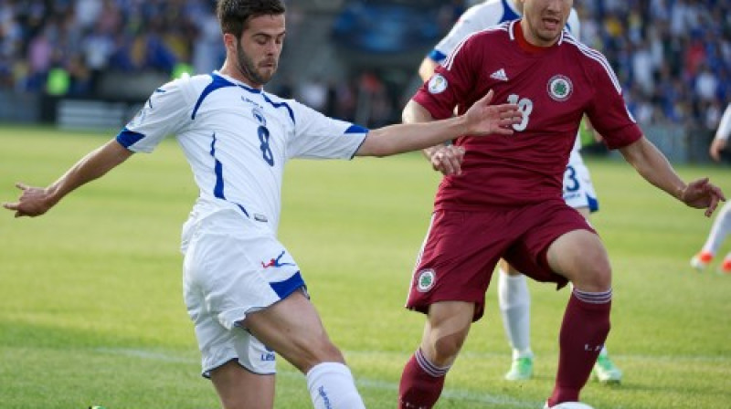 Aleksandrs Fertovs (pa labi) tika noraidīts
Foto: AFP/Scanpix