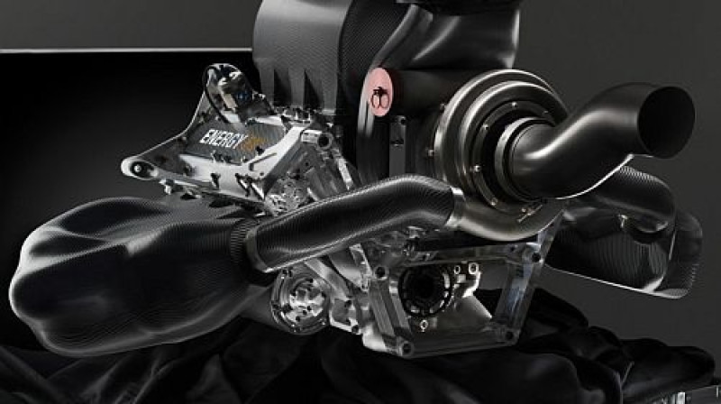 2014. gada "Renault" F1 motors
Foto: Renault F1