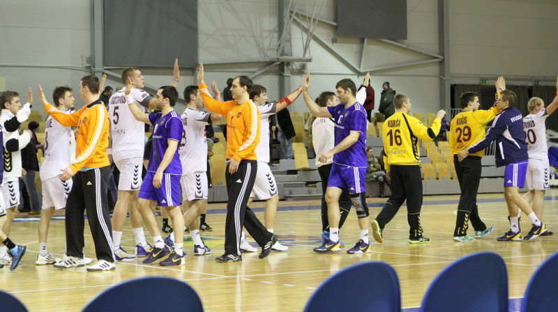 Latvijas valstsvienības atsveicinās no Krievijas handbolistiem RDK kausa izcīņā
Foto: Helmuts Tihanovs, handball.lv