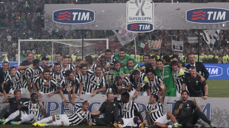 Itālijas superkausa ieguvēji "Juventus"
Foto: AP/Scanpix