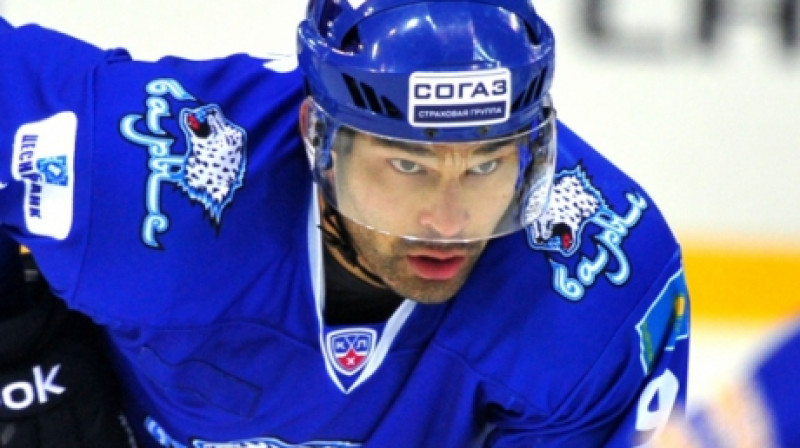 "Barys" uzvaras vārtu autors Naidžels Douss 
Foto: hcbarys.kz