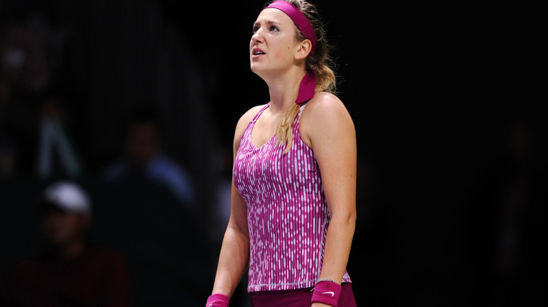 Viktorija Azarenka sezonu sāka ar uzvaru Austrālijā, bet beidza ar muguras savainojumu un fiasko Turcijā
Foto: AFP/Scanpix