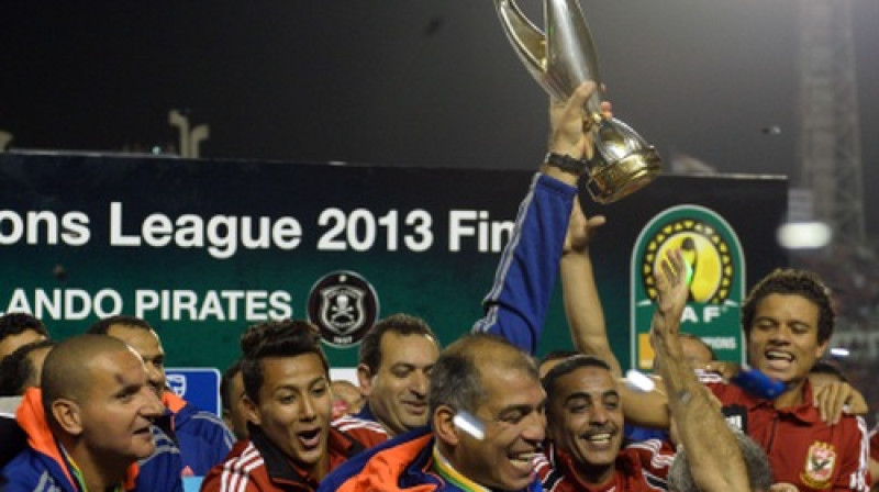 "Al Ahly" ar trofeju
Foto: AFP/Scanpix