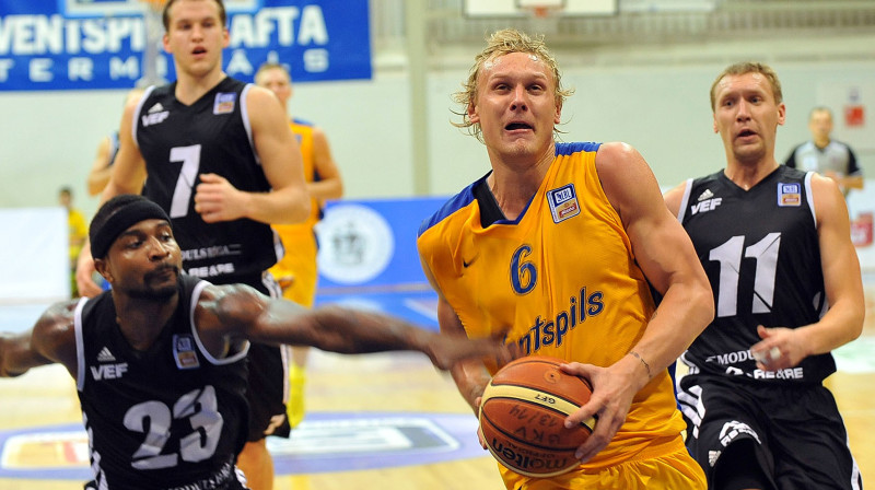 Jānis Timma Zvaigžņu spēles balsojumā kļuva par populārāko pašmāju basketbolistu
Foto: bkventspils.lv