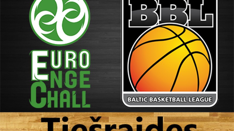 FIBA EuroChallenge "Last 16" un Baltijas Basketbola Līgas spēļu tiešraides