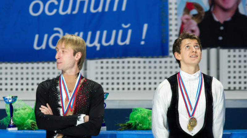 Jevgeņijs Pļuščenko un Maksims Kovtuns
Foto: RIA Novosti