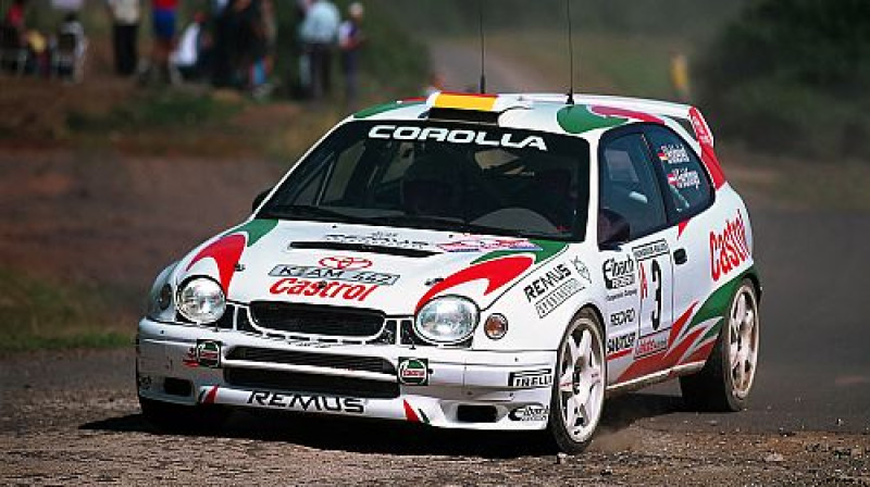 "Toyota" WRC auto deviņdesmitajos gados
Foto: allracingcars.com