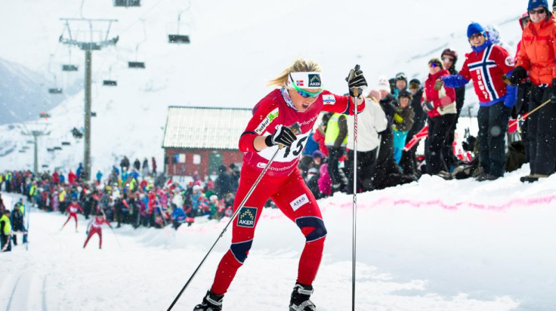 2012.gadā Terēze Juhauga uzrādīja absolūti ātrāko laiku slēpošanā, bet kopvērtējumā palika tikai devītā. Foto:Sverre Hjørnevik