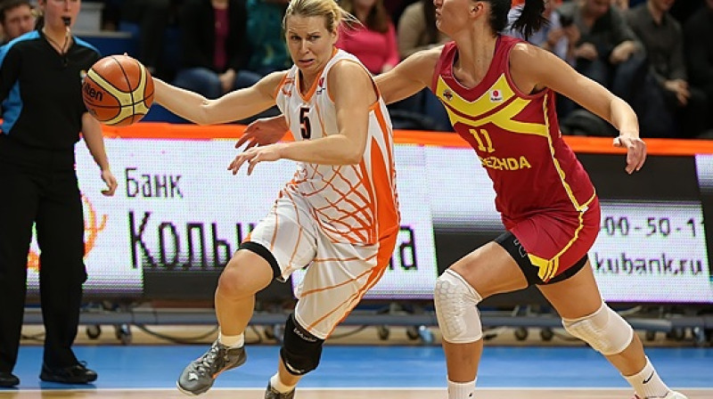 Anete Jēkabsone-Žogota: trešā sezona WNBA
Foto: www.fibaeurope.com