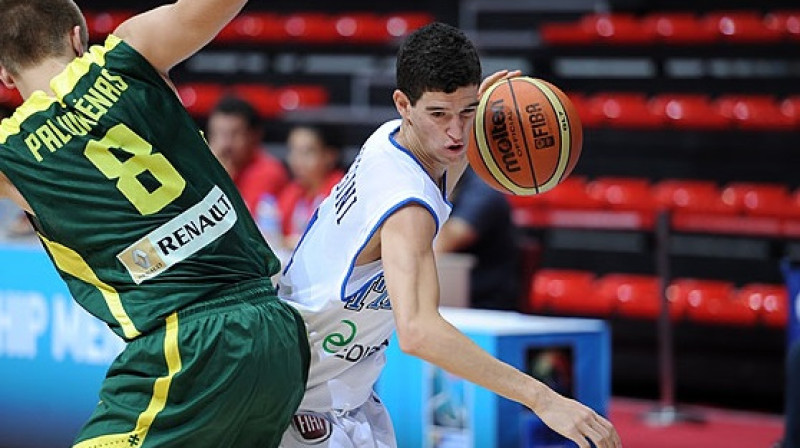 Federiko Musīni pēdējās 14 minūtēs sameta lietuviešu grozā 21 punktu
Foto: www.fibaeurope.com