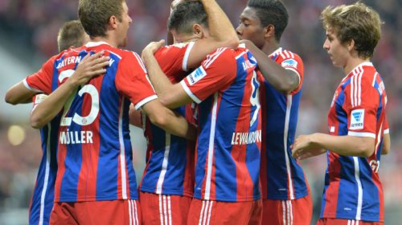 "Bayern" pēc vārtu guvuma
Foto: AP/Scanpix