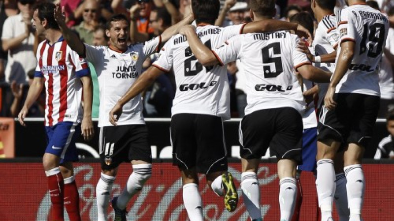 "Valencia" priecājas
Foto: AFP/Scanpix