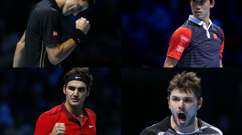 "ATP World Tour Finals" pusfinālisti
Foto: AFP/Scanpix