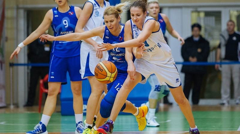 Anete Jēkabsone-Žogota 23. novembra spēlē pret Novosibirsku
Foto: kurskbasket.ru