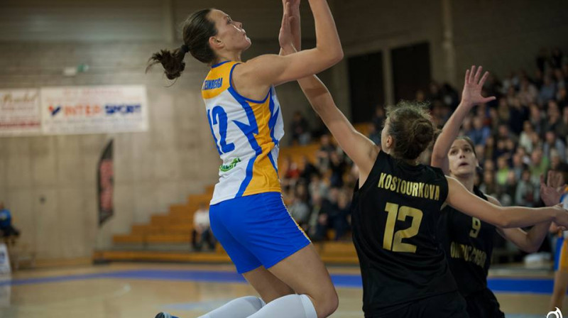 Anete Šteinberga: 23 punkti un deviņas atlēkušās bumbas Eiropas kausa ceturtdaļfināla pirmajā spēlē
Foto: Castors Braine