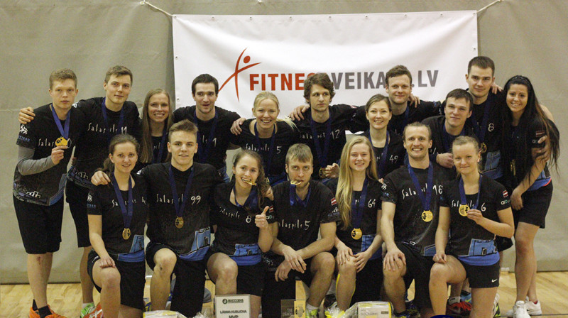 Abas Salaspils frisbija komandas - Baltijas čempiones
Publicitātes foto