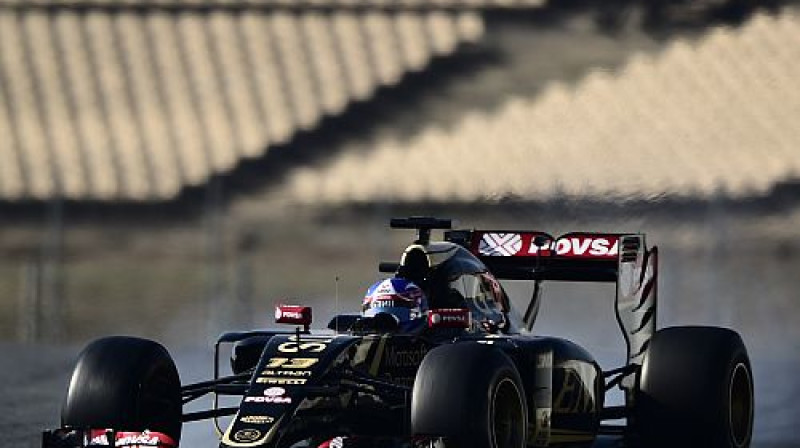 Džoljons Palmers testē "Lotus" F1 auto
Foto: TT NYHETSBYRÅN/Scanpix