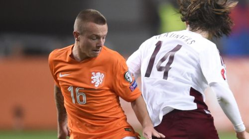 Džordijs Klāsijs pret Jāni Ikaunieku Amsterdamā
Foto: AFP/Scanpix