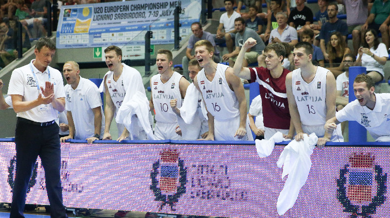 Latvijas U20 valstsvienība 
Foto: FIBA Europe