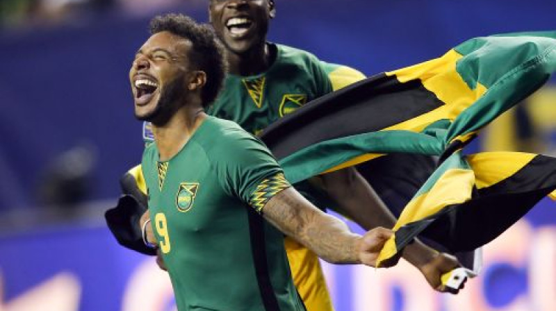 Jamaika svin vienu no saviem lielākajiem panākumiem futbola vēsturē
Foto: AP/Scanpix