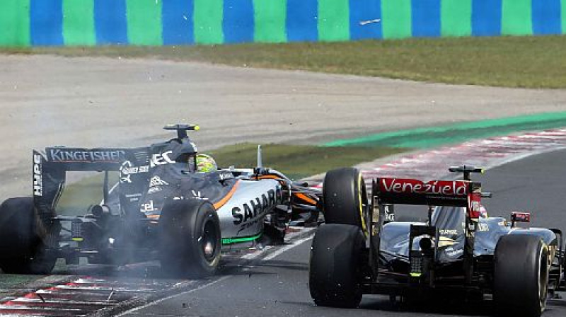 Maldonado un Peresa sadursme Ungārijā
Foto: LaPresse/Scanpix