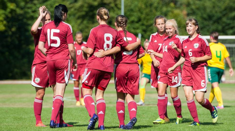 Latvijas U19 meiteņu izlase
Foto: LFF
