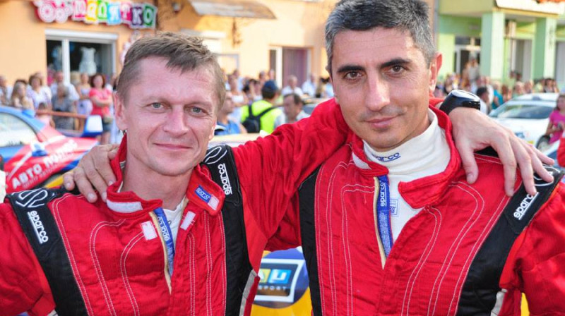 Sergijs Kovals (no kreisās) un Jurijs Kočmars
Foto: Pavels Skoblenko
