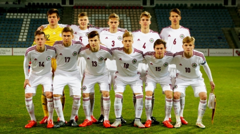 Latvijas U17 futbola izlase 
Foto: lff.lv