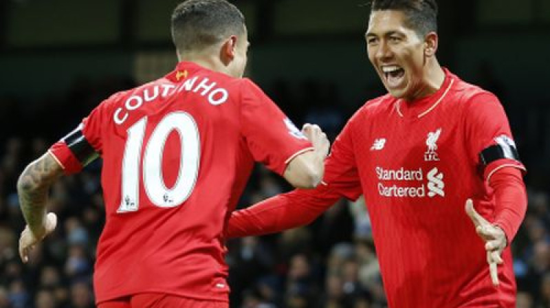 Felipe Koutinju un Roberto Firmino
Foto: AP/Scanpix