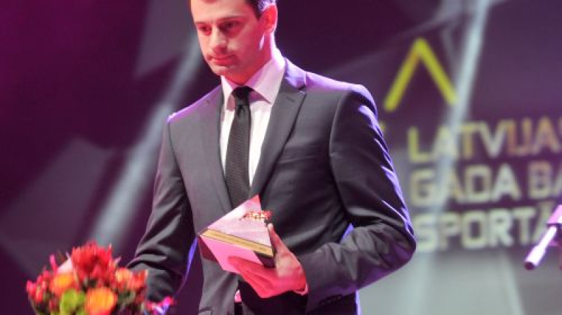 Martins Dukurs - 2014. gada laureāts nominācijā "Labākais Latvijas sportists"
Foto: Romāns Kokšarovs/F64
