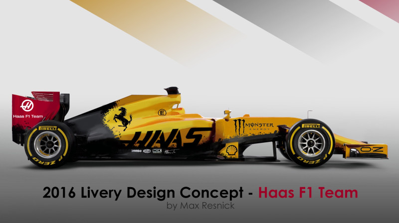 Variācija par "Haas" F1 komandas auto dizainu
Foto: reddit.com