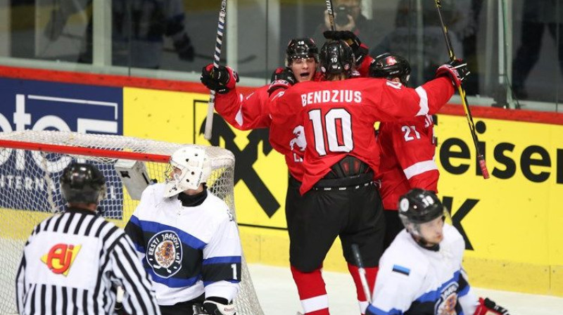 Lietuvieši svin gūtos vārtus
Foto: IIHF