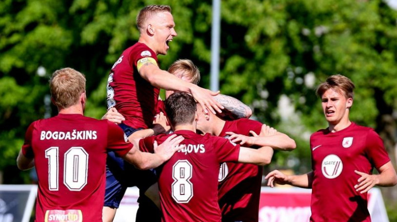 "Jelgavas" svinības
Foto: Nora Krevneva, synottipvirsliga.lv