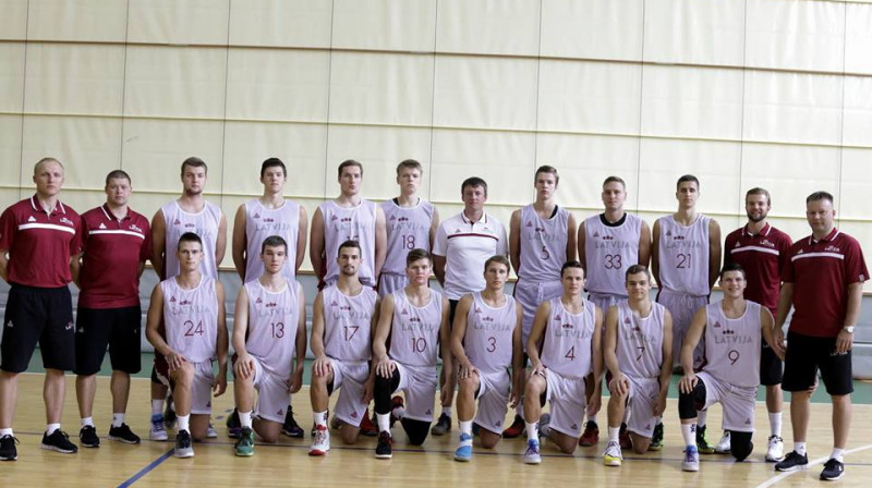 Latvijas U20 vīriešu basketbola izlase
Foto: basket.lv