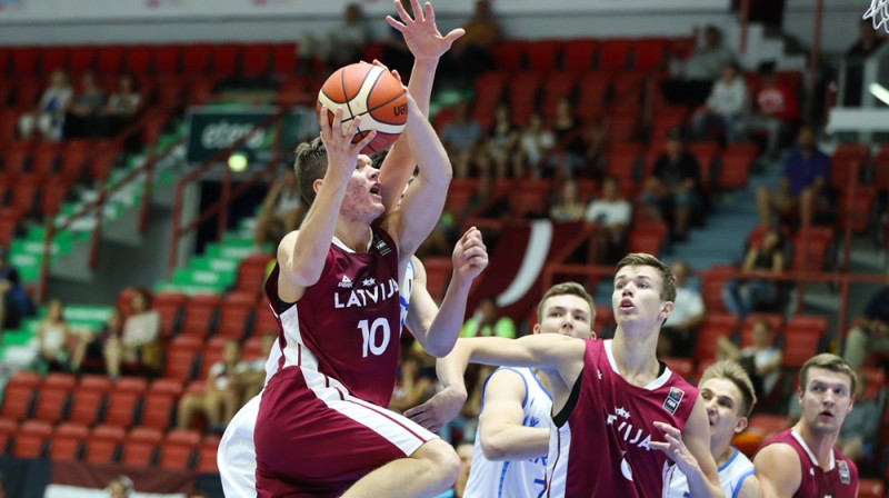 Eduards Hāzners un Mārcis Saulītis 
Foto: FIBA