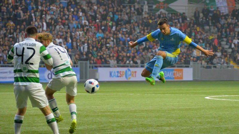 ''Astana'' un ''Celtic'' spēles epizode
Foto: fca.kz